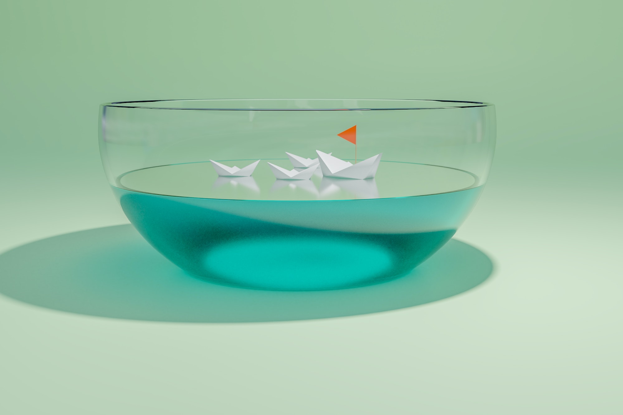 paper boat take a leader with success business
